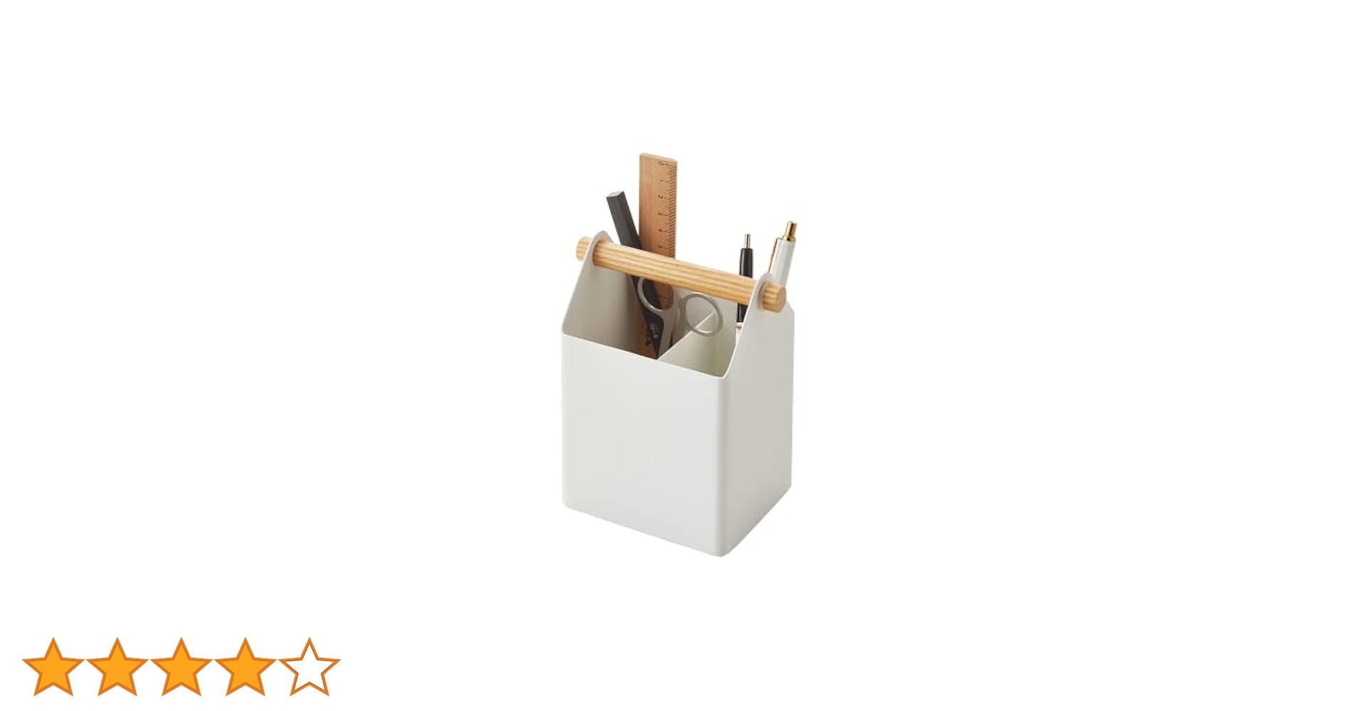 Amazon.co.jp: 山崎実業(Yamazaki) ペンスタンド ホワイト 約W12